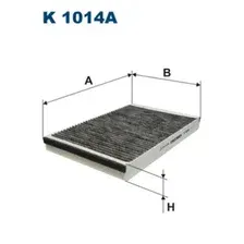Фильтр, воздух во внутренном пространстве FILTRON K1014A