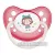 Пустышка Canpol babies Toys 6-18 мес 23/260 (розовый, со светящимся колечком)