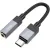 Адаптер Hoco UPA32C USB Type-C - 3.5 mm Jack (0.15 м, черный)