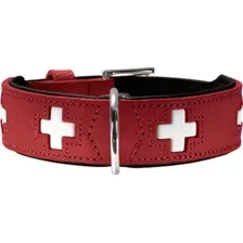 Ошейник Hunter Collar Swiss 41955 (50/S-M, красный/черный)
