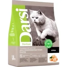 Корм для кошек Darsi Sterilised, С курицей, 37155, 1.8 кг