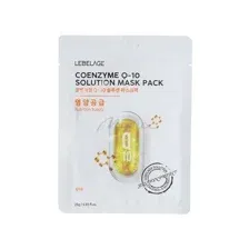 Маска тканевая для лица LEBELAGE Coenzyme Q-10 Solution Mask Pack 25г