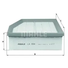 Воздушный фильтр Mahle Knecht LX934