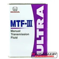 Масло для МКПП HONDA ULTRA MTF-III, 4L.