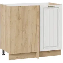 Шкаф напольный Трия Лина 1Н9У (дуб крафт золотой/белый)