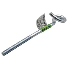 Крюк качельный с метрической резьбой M10 х 160 (1 шт) B010062