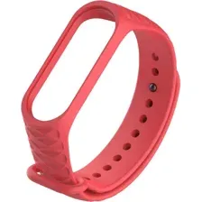Ремешок Xiaomi ребристый для Mi Band 3 (красный)