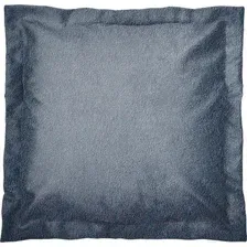 Подушка декоративная Сонум Замша 45x45 (с кантом, синий)
