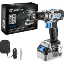 Дрель-шуруповерт Deko Loner 20V, 085-1004