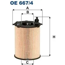 Масляный фильтр Filtron OE 667/4
