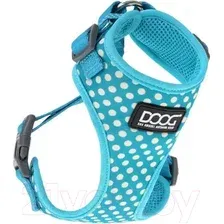 Шлея Doog Neoflex Scooby HARBWSSOFT-S (голубой в белую крапинку)