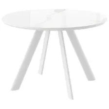 Стол Rondy-116 Patagonoa Bianco Gloss Premium Cer/белый