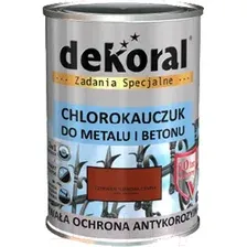 Эмаль Dekoral Хлоркаучуковая 0.9 л (красный оксидный)