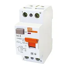 Устройство защитного отключения TDM ВД1-63-2P-50А-30мА / SQ0203-0016