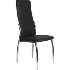 Стул AksHome Denver (экокожа, черный PU 605/хром)