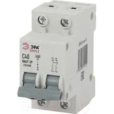 Выключатель автоматический ЭРА Simple-Mod-15 ВА47-29 2P 32А 4.5кА C Б0039232