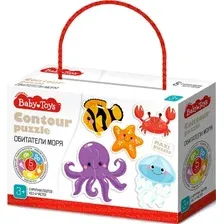 Мозаика/пазл Baby Toys Обитатели моря 04119