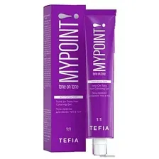 Гель-краска Tefia Mypoint Tone On Tone 7.61 (блондин махагоново-пепельный)