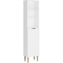 Стеллаж MONOFIX Одос с одной дверцей (белый)
