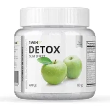 БАД 1WIN Detox Slim Effect + экстракт зеленого чая (яблоко, 80 г)