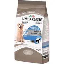 Корм сухой "Unica Classe" для собак всех пород, защита и легкость, с лососем, 10кг
