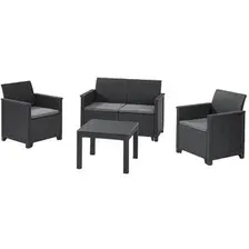 Набор садовой мебели Keter Emma 2 Seater (графит)