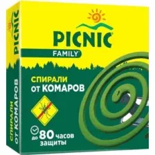 Спираль от насекомых Picnic от комаров Family 10 шт