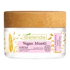Крем для лица Bielenda Vegan Muesli матирующий пшеница+овес+рисовое молоко (50мл)