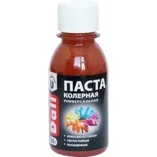Колеровочная краска Dali универсальная 0.1 кг (красно-коричневый)