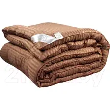Одеяло AlViTek Silky Dream классическое-всесезонное 172x205 / ОМСВ-20 (шоколад)