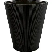 Кашпо Form-Plastic Linea FP-5840-084 (глубокий черный)