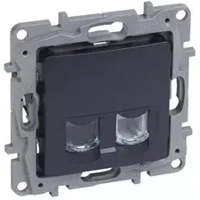Розетка Legrand Etika 672652 (антрацит)