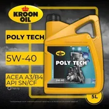 Моторное масло KROON OIL POLY TECH 5W-40 5L