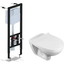 Унитаз подвесной Santek Бореаль 1WH302205 + Ани Пласт WCP1110