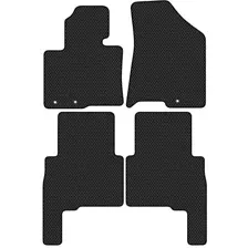 Комплект ковриков для авто Alicosta Kia Sorento II (suv 7 мест / XM) 2009 - 2012 (черный, ромб)