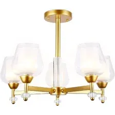 Подвесная люстра Ambrella light Traditional TR3154/5 GD/CL