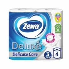 Бумага туалетная 3-х слойная Deluxe 4 рул. Zewa
