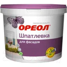 Шпатлевка готовая Ореол Фасадная влагостойкая для наружных работ (16кг)