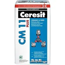 Клей для плитки Ceresit CM 11 Plus (25 кг)