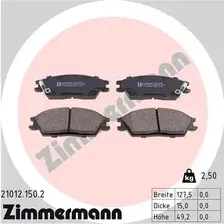 Тормозные колодки дисковые передняя ось ZIMMERMANN 21012.150.2