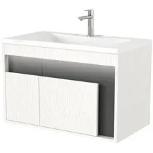 Дабер Тумба под умывальник 016 WeltWasser Deilbach 7517-70 Т16.7W.0.20_light (с подсветкой, белый древесный/серый)