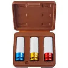 Набор головок 1/2DR 17, 19, 21мм ударные, глубокие 3 пр. OMBRA 912503