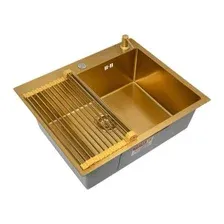 Кухонная мойка ARFEKA ECO AR мойка 600500, роллер-мат, дозатор Gold
