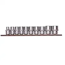 Набор торцевых головок 3/8" 6-ти гр. 10шт. 8-19мм. Stels 13601