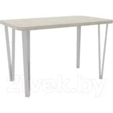 Обеденный стол Hype Mebel Польский 110x70 (белый/древесина белая)