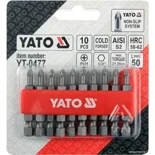Набор бит Yato YT-0477 (10 предметов)