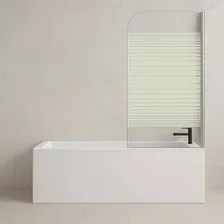 Стеклянная шторка для ванны Saniteco SN-21-Line 140x80
