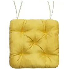 Подушка на стул MATEX Alcantara / 70-689 (горчичный)