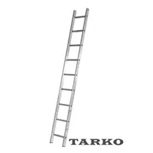 Лестница алюминиевая односекционная 255 см 9 ступеней TARKO