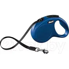 Поводок-рулетка Flexi New Classic Compact (S, синий)